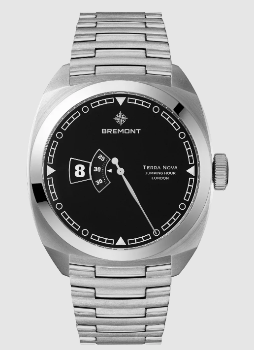 Replica Bremont Watch Terra Nova 40.5 Jumping Hour tn40-jh-ss-bk-b Replica Bremont Watch Terra Nova 40.5 Jumping Hour tn40-jh-ss-bk-b